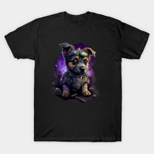 Terrier Puppy doggy dog Sci-fi T-Shirt